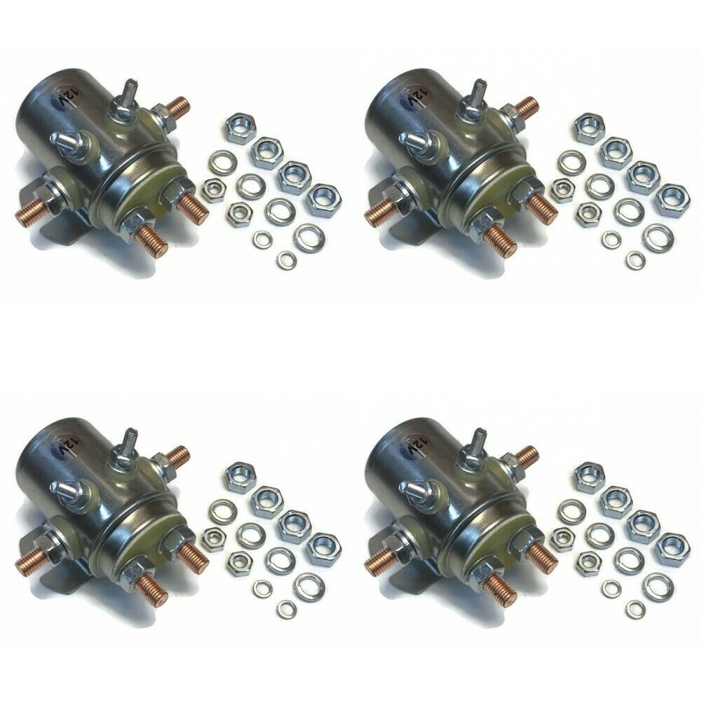 4 Switch Relay 12V Solenoid Continuous Duty for Autocrane Auto Crane Boom Hoist