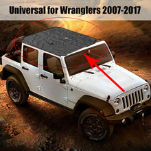 SunShade Top Cover - UV Protection for Jeep Wrangler 2007-2017 JK JKU 4DR Door