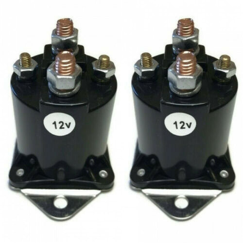 (2) 12V Solenoid Switch 1012275, SBC4201L - Club Car DS, Precedent Gas Golf Cart