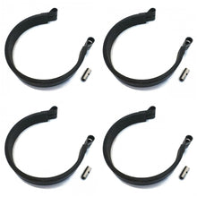 (4) 4.5" BRAKE BANDS & PINS for Drum to Go Karts, Yard Cart, Mini Bike, Yerf-Dog