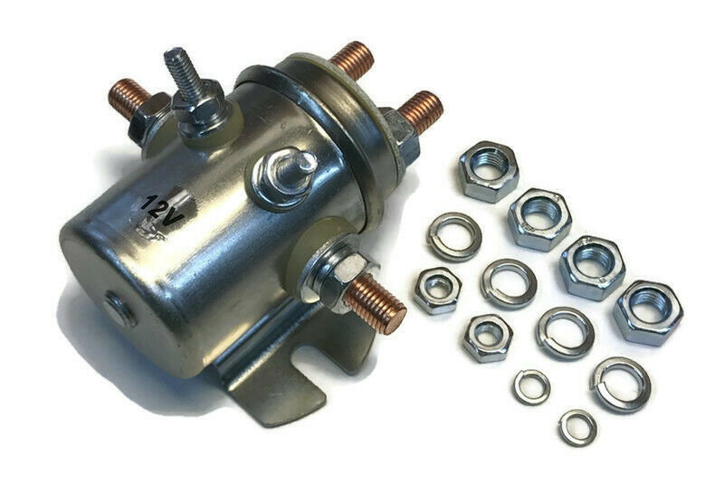 12 Volt Continuous Duty 6 Terminal Switch Relay Solenoid for Golf Cart Car Buggy