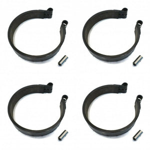(4) 4 Inch / 4" BRAKE BAND with PIN replaces Manco Oregon Prime Line Stens Rotary