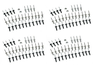(4) Golf Cart Body Rivet Hardware Kit replaces EZGO Part 608456 for E-Z-Go EZ-Go