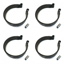 (4) 4 Inch BRAKE BAND with PIN for Go Kart Cart Go-Cart Minibike Mini Bike ATV 4"