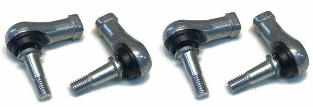 (4) Tie Rod Ends (Driver, Passenger Side) for EZGO TXT Golf Cart Years 2001 & Up