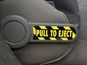 Pull to Eject Decal/Sticker Set for Jeep Wrangler JK, JKU, Sahara, Rubicon