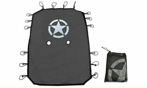 4 Door 4Dr Jeep Wrangler JK JKU Unlimited Five Star Sun Shade Bimini Bikini Top