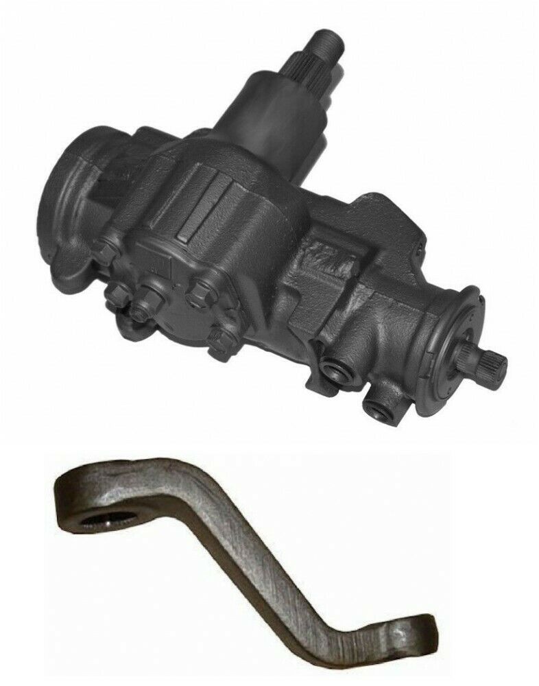POWER STEERING GEAR BOX & DROP PITMAN ARM Jeep Wrangler YJ 1987-1995 w/ Lift Kit