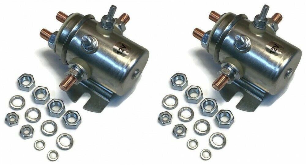 (2) Relay Switch for Prestolite, Ramsey 440003 440110, Warn 440003 - Winch Motor