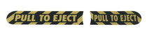 Pull to Eject Decal/Sticker Set for Jeep Wrangler JK, JKU, Sahara, Rubicon