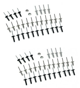 (2) Golf Cart Body Rivet Hardware Kit replaces EZGO Part 608456 for E-Z-Go EZ-Go