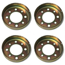 (4) Zinc 4 Inch Brake Drum for Tecumseh Briggs Stratton DuroMax Predator Engine