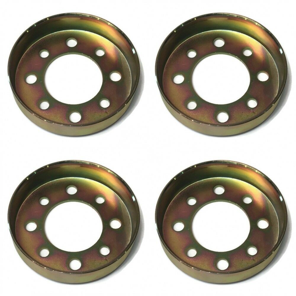 (4) Zinc 4 Inch Brake Drum for Tecumseh Briggs Stratton DuroMax Predator Engine