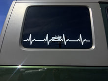 Jeep Wrangler EKG HEARTBEAT (22.5" x 4") - Vinyl Decal / Sticker for Jeep CJ YJ TJ JK LJ