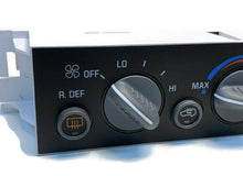 A/C Heater Climate Control Panel w/ Window Defogger Switch replaces OEM 9378805
