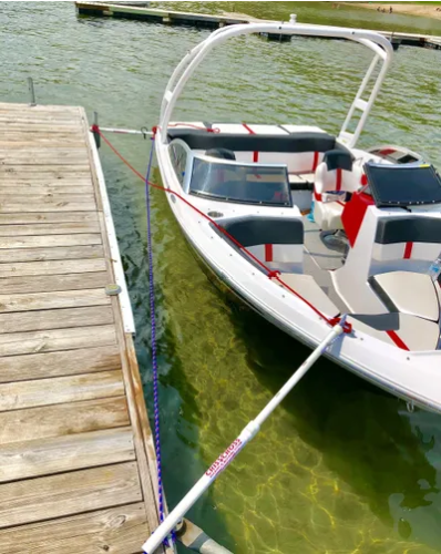 CrissCross Poles for Boat Mooring / Docking replaces Dock Pier Bumpers or Whips