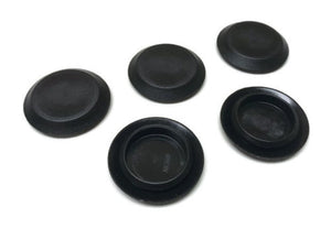 (5) 1" Inch Plastic Snap-In FLUSH MOUNT HOLE PLUG for Sheet Metal Fit Fender