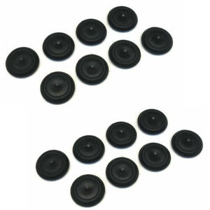 (16) Rubber Body Floor Pan DRAIN PLUGS for 1987-1995 Jeep Wrangler YJ - All Trim Levels