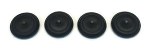 4 Pack Rubber Floor Pan Body DRAIN PLUGS for 1955-1983 Jeep CJ-5, 1966-1968 Jeep CJ-5A