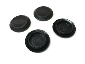 (4) 1" Inch Black Plastic FLUSH MOUNT HOLE PLUG for Sheet Metal Auto Body Panel