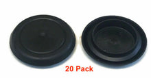 20 1-1/4" Inch Black Rubber FLUSH MOUNT HOLE PLUG - Sheet Metal Auto Body Panel