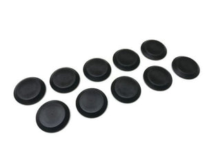 (10) 1" Inch Plastic Snap-In FLUSH MOUNT HOLE PLUG for Sheet Metal Fit Fender