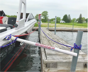 CrissCross Poles for Boat Mooring / Docking replaces Dock Pier Bumpers or Whips